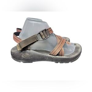 Chaco Z2 Classic Men's Hiking Outdoor Sandal Vibram Sole Brown Orange Size 8